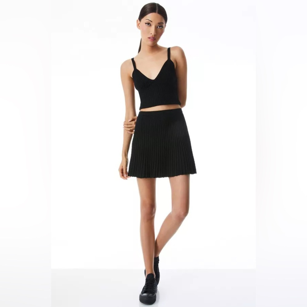 Alice + Olivia Kenna Cable Knit Set/Size Small - Picture 2 of 12